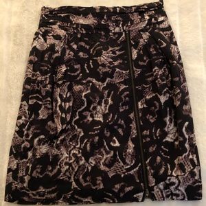 Black Pattern Skirt